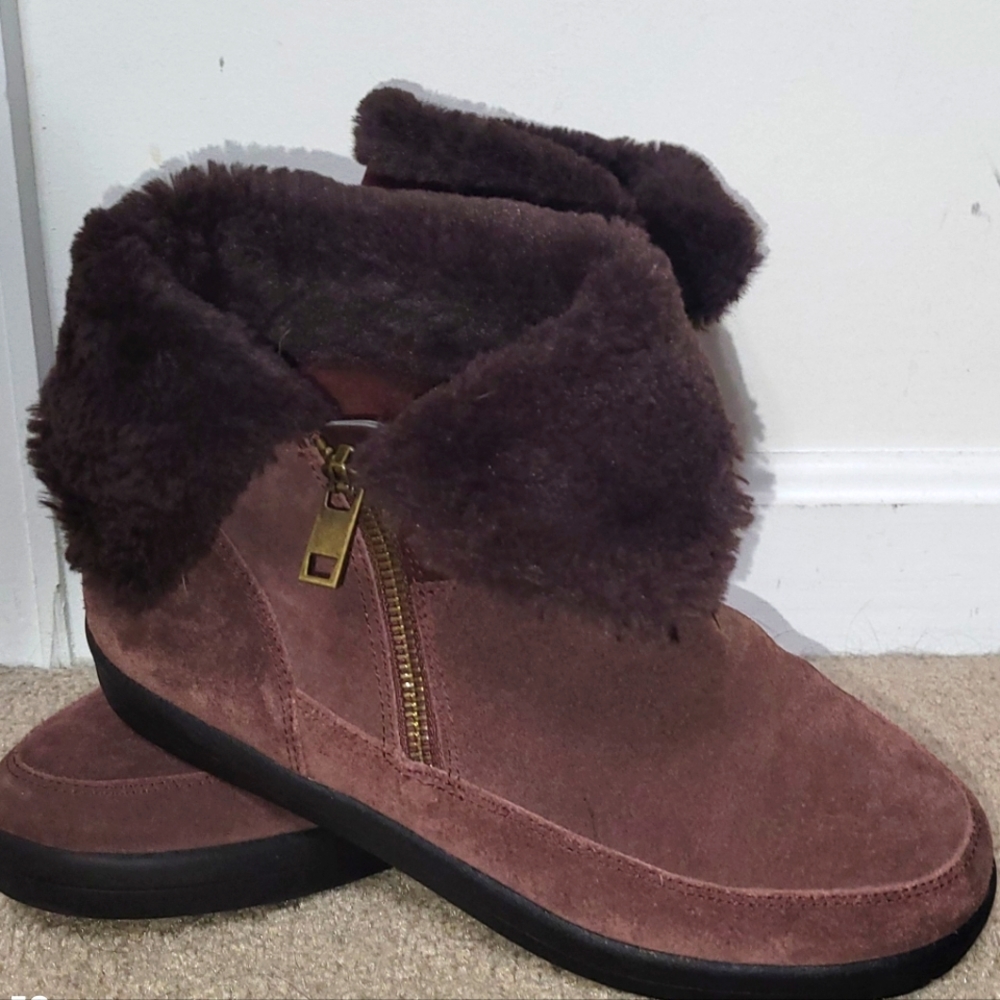 Easy spirit brown wonter booties
